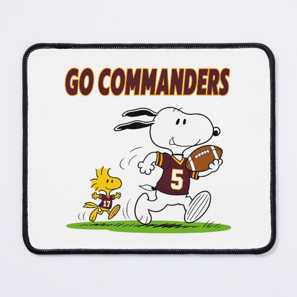 Item preview, Snoopy & Woodstock Washington Commanders Football Retro F458 designed and sold by GLUVY-THEME.