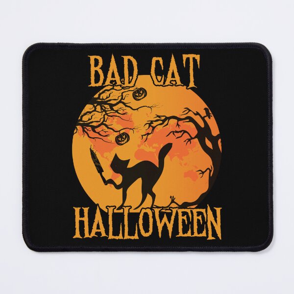 Item preview, Bad Cat Halloween Killer Cat Funny Halloween Gift designed and sold by Say It With Ink.