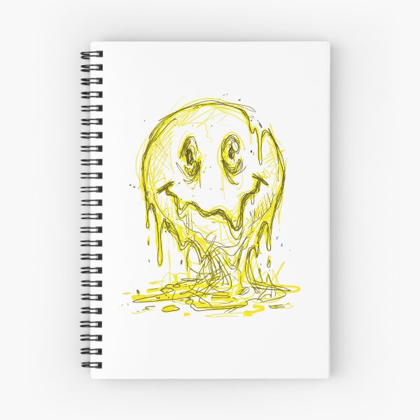 Item preview, Melting Smiley Face Drippy Grunge Anti-Design Doodle designed and sold by Anno Meister.