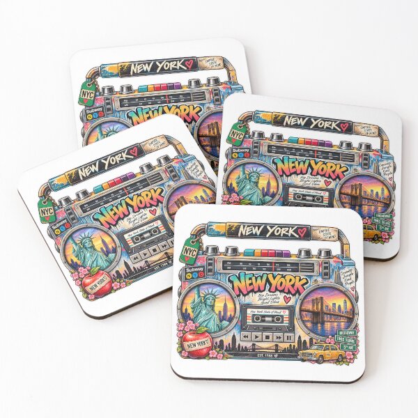 Item preview, New York Gen X Boom Box designed and sold by Whimspired By Paxx.