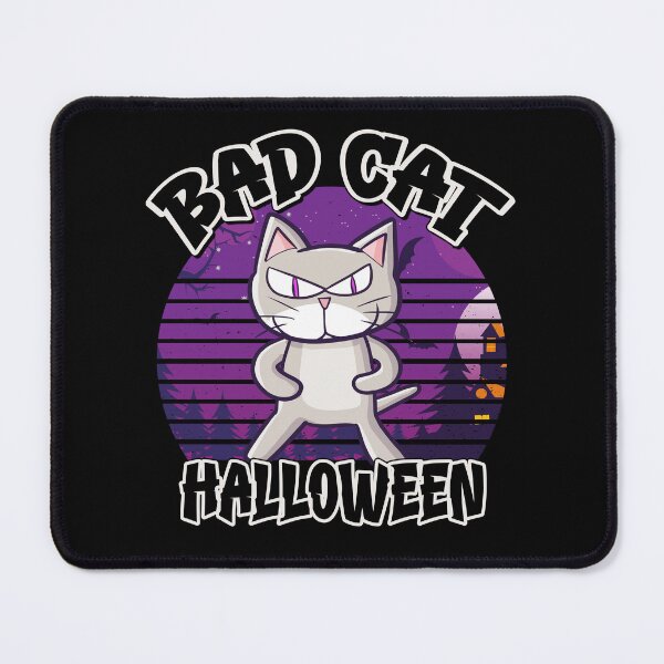 Item preview, Bad Cat Halloween Grumpy Cat Funny Cat Mom Gift designed and sold by Say It With Ink.