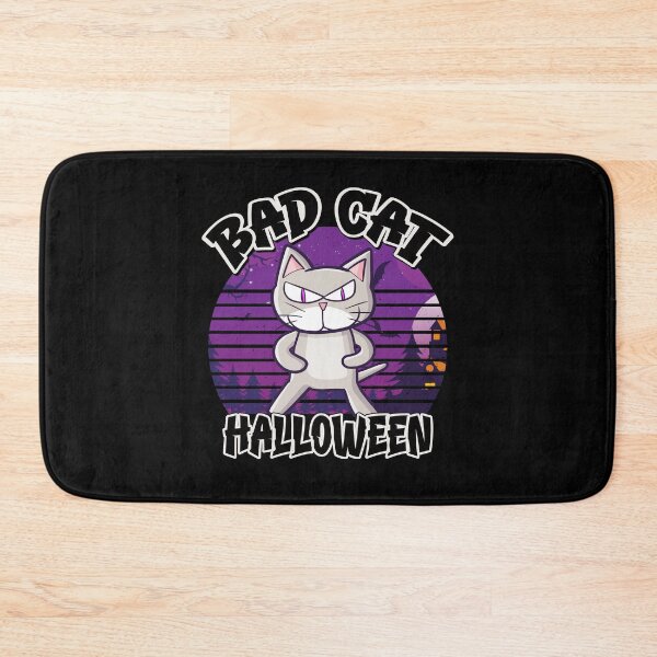 Item preview, Bad Cat Halloween Grumpy Cat Funny Cat Mom Gift designed and sold by Say It With Ink.