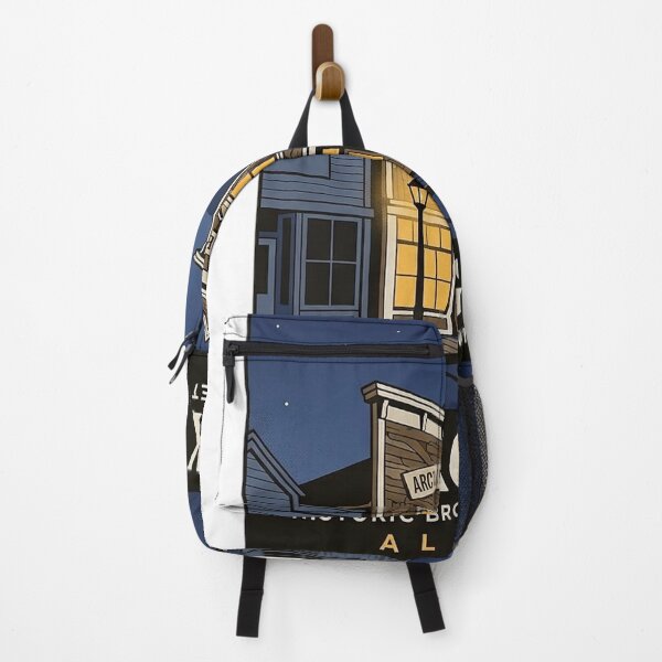 Item preview, Skagway Broadway Street Blue Hour Alaska Sticker designed and sold by DetourDgn.
