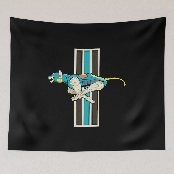 Item preview, Voltron Blue Lion Racing Stripe Mecha Action Art designed and sold by minojimo.