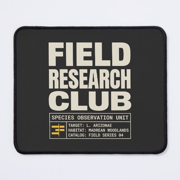 Item preview, Field Research Club Species Observation Unit Graphic designed and sold by SplashTastic.
