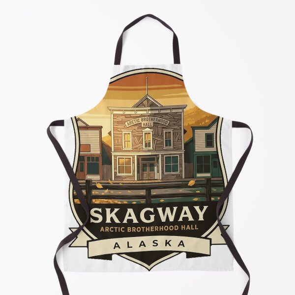 Item preview, Skagway Autumn Gold Rush Crest Sticker Alaska designed and sold by DetourDgn.