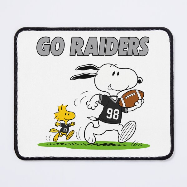 Item preview, Snoopy & Woodstock Las Vegas Raiders Football Retro F461 designed and sold by GLUVY-THEME.