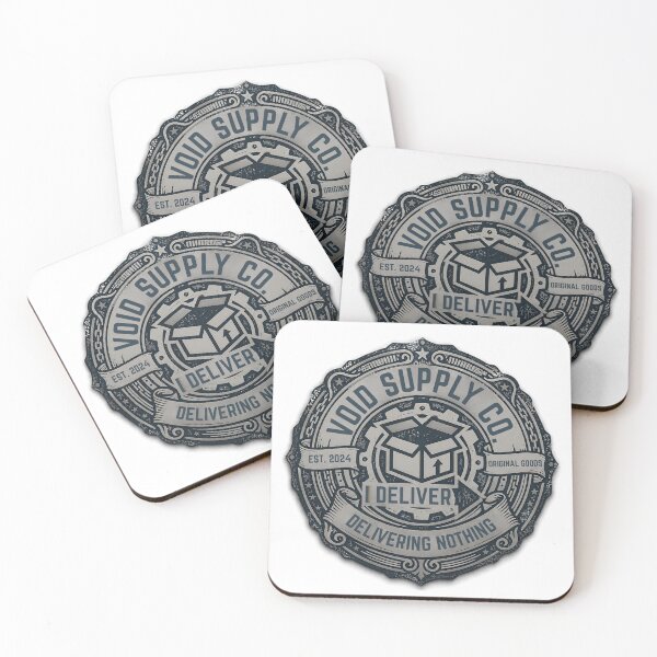 Item preview, Void Supply Co Delivering Nothing Brutalist Logistics Emblem designed and sold by Anno Meister.