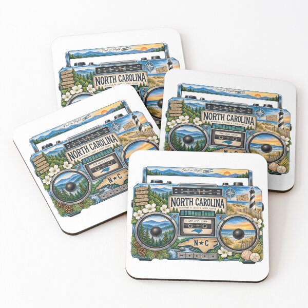 Item preview, North Carolina Gen X Boom Box designed and sold by Whimspired By Paxx.