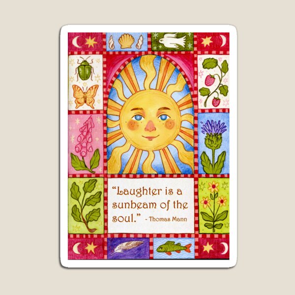 Item preview, "Laughter is a Sunbeam of the Soul" designed and sold by Skyggsja.