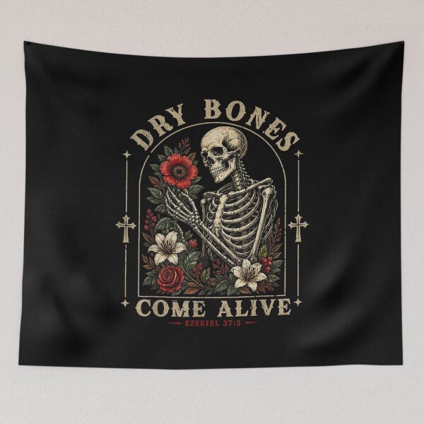Item preview, Dry Bones Come Alive Funny Skeleton Christian Halloween  designed and sold by River Silva.
