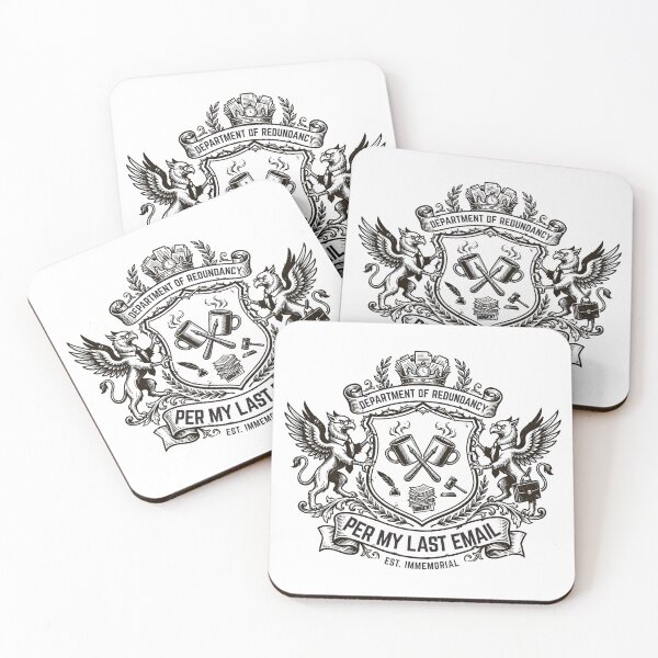 Item preview, Per My Last Email Vintage Corporate Heraldry Crest designed and sold by Anno Meister.