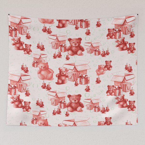 Item preview, Teddy Bear Christmas designed and sold by Geckojoy.