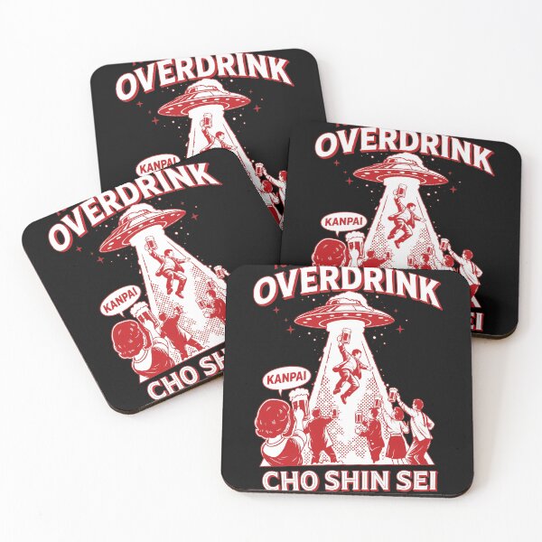Item preview, Alien Abduction Overdrink Toast Retro Fun  designed and sold by JOANDOORNE.