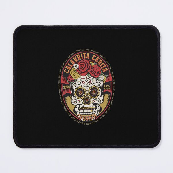 Item preview, Calaverita Cerveza Sugar Skull Floral Art designed and sold by JOANDOORNE.