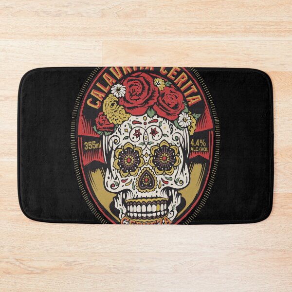Item preview, Calaverita Cerveza Sugar Skull Floral Art designed and sold by JOANDOORNE.
