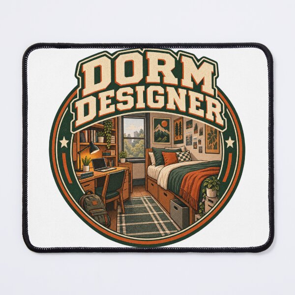 Item preview, Dorm Designer Vintage Badge – College Room Decor designed and sold by Print-Mingle01.