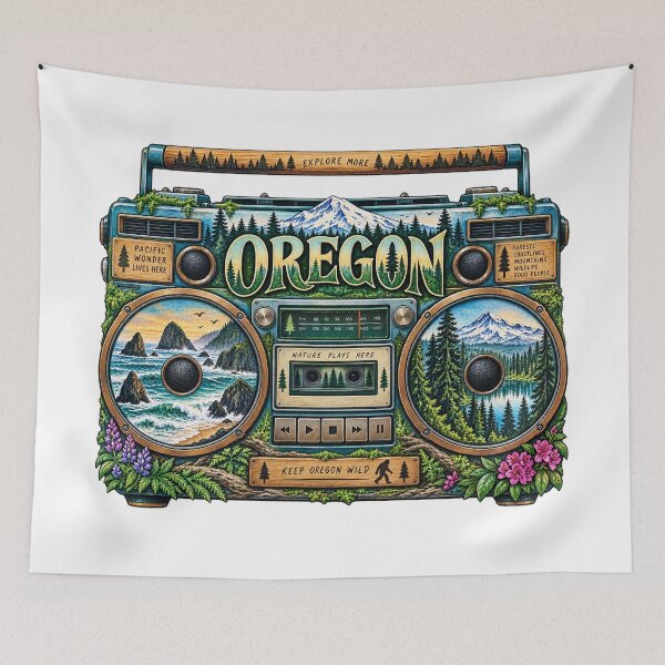 Item preview, Oregon Gen X Boom Box designed and sold by Whimspired By Paxx.