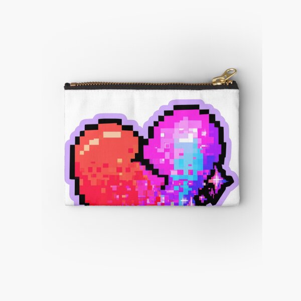 Item preview, Vibrant Pixel Broken Heart 8-Bit Glitch Art designed and sold by NicolasGlowArt.