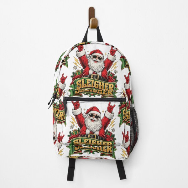 Item preview, Sleigher Cool Rocker Santa Claus Heavy Metal Christmas Design designed and sold by voidlab01.