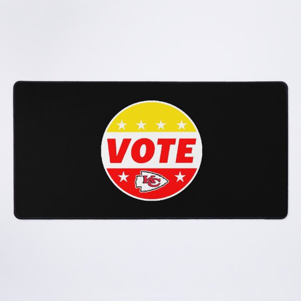 Item preview, Vote Kansas City Chiefs Red White Yellow Election Art designed and sold by minojimo.