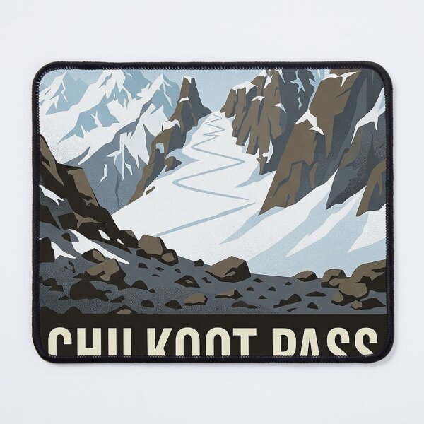 Item preview, Chilkoot Pass Golden Stairs Klondike Trail Sticker designed and sold by DetourDgn.