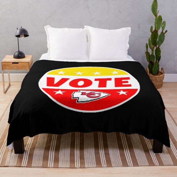 Item preview, Vote Kansas City Chiefs Red White Yellow Election Art designed and sold by minojimo.