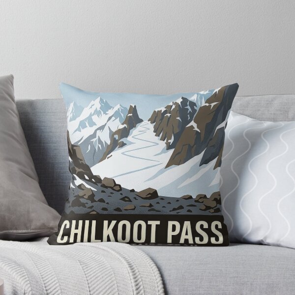 Item preview, Chilkoot Pass Golden Stairs Klondike Trail Sticker designed and sold by DetourDgn.