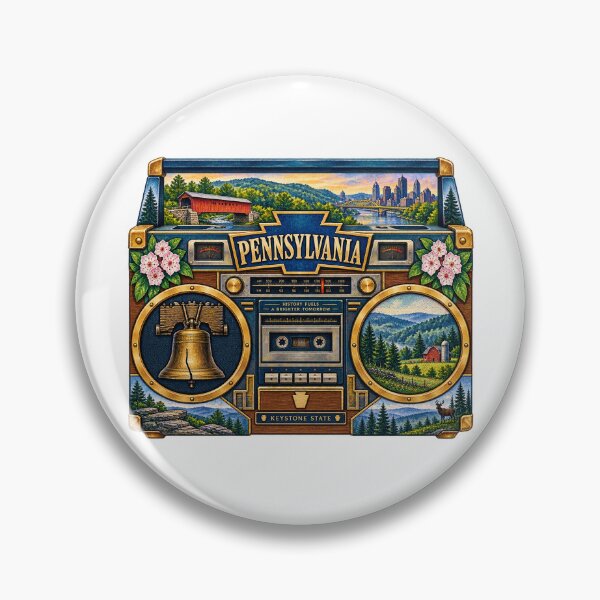 Item preview, Pennsylvania Gen X Boom Box designed and sold by Whimspired By Paxx.