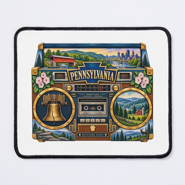 Item preview, Pennsylvania Gen X Boom Box designed and sold by Whimspired By Paxx.
