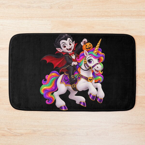 Item preview, Halloween Vampire Riding A Unicorn designed and sold by NguboNorento.