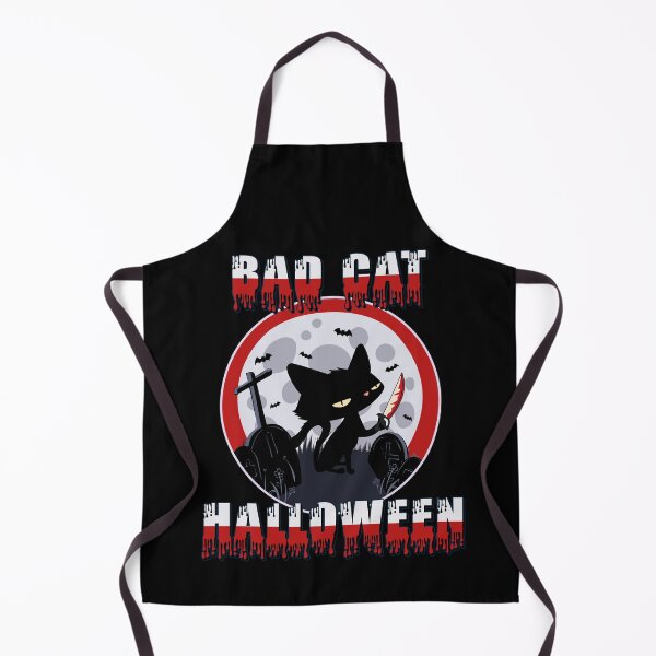 Item preview, Bad Cat Halloween Cute Horror Cat Lover Gift designed and sold by Say It With Ink.
