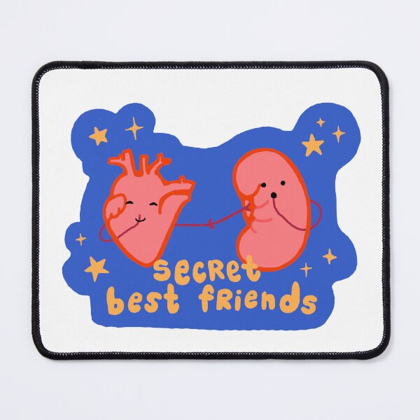 Item preview, “The heart and the kidneys are secret best friends” designed and sold by sirgabsalot.