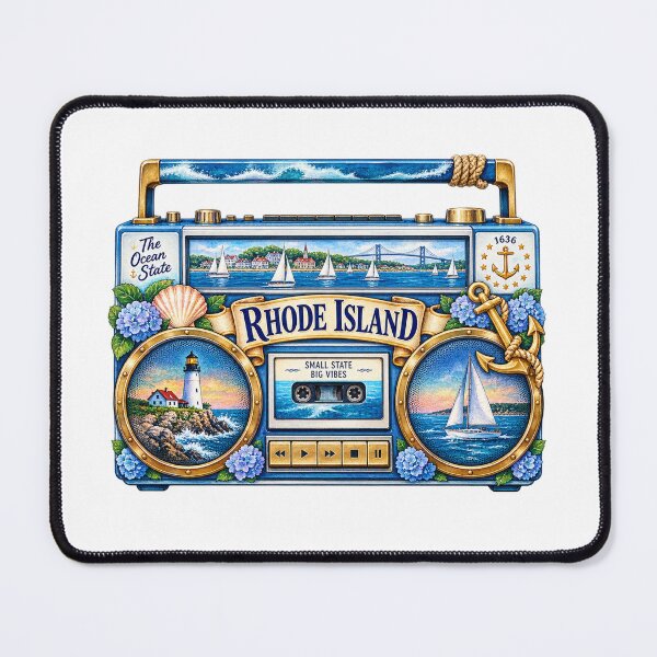 Item preview, Rhode Island Gen X Boom Box designed and sold by Whimspired By Paxx.
