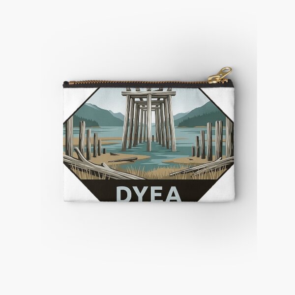 Item preview, Dyea Townsite Taiya Inlet Klondike Sticker Alaska designed and sold by DetourDgn.