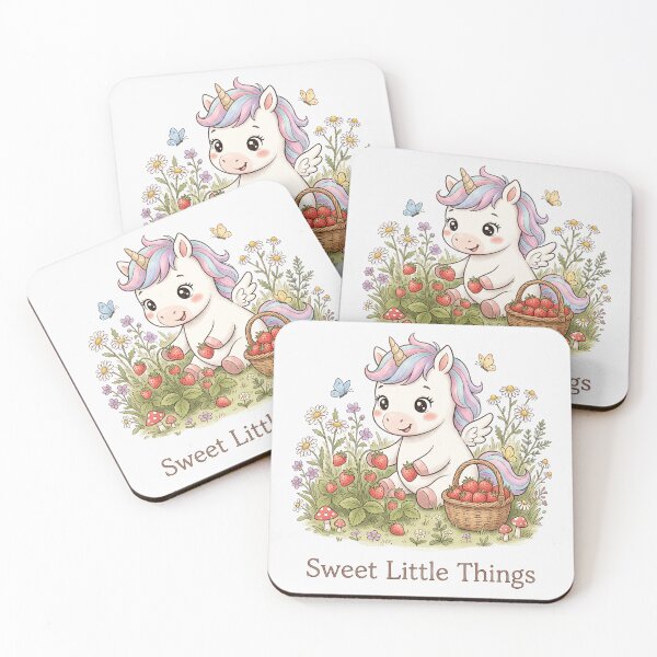 Item preview, Cute Unicorn Strawberry designed and sold by naragon4289.