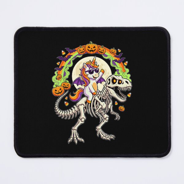 Item preview, Halloween Unicorn Riding T Rex Skeleton Dinosaur designed and sold by NguboNorento.