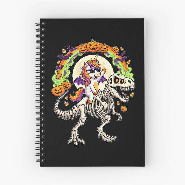 Item preview, Halloween Unicorn Riding T Rex Skeleton Dinosaur designed and sold by NguboNorento.
