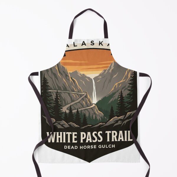 Item preview, White Pass Trail Dead Horse Gulch Alaska Sticker designed and sold by DetourDgn.