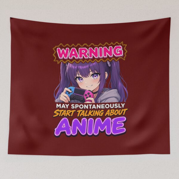 Item preview, Warning Anime Talk Incoming  designed and sold by magnusmitchell.