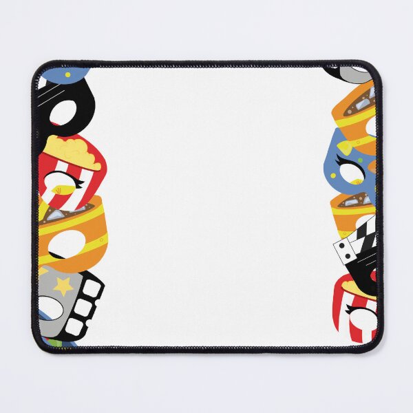 Item preview, Movie Night Cinema Border Frame with Popcorn and Soda designed and sold by LYAN-STORE.