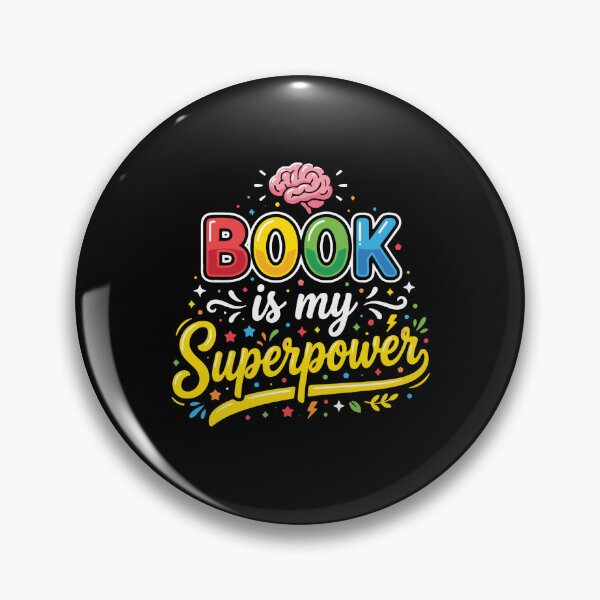 Item preview, Book Is My Superpower Reader Bookworm Bibliophile designed and sold by PopStars1993.
