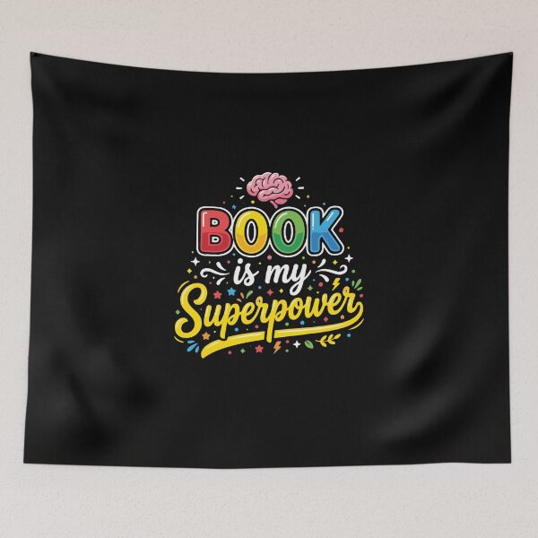 Item preview, Book Is My Superpower Reader Bookworm Bibliophile designed and sold by PopStars1993.