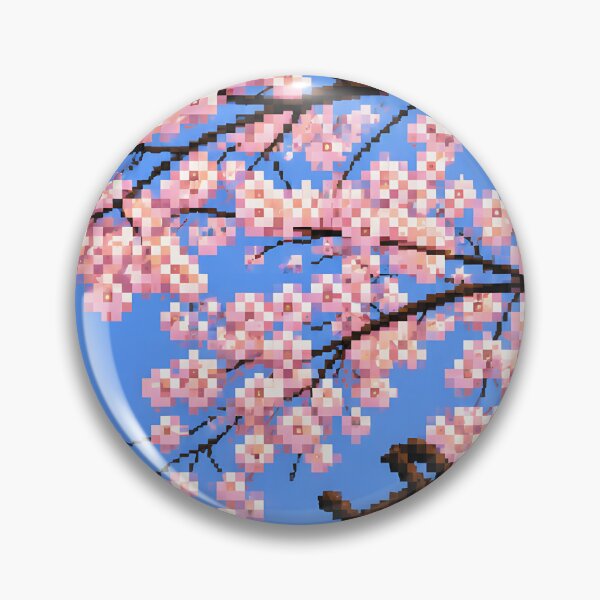Item preview, Pixelated Sakura Tree Illustration Design  designed and sold by Domo-Design.