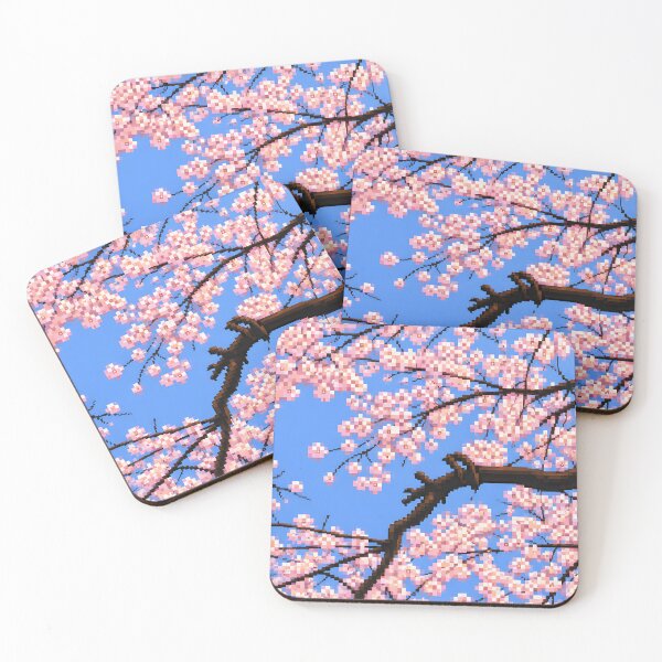 Item preview, Pixelated Sakura Tree Illustration Design  designed and sold by Domo-Design.