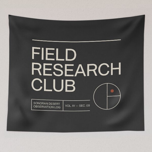 Item preview, Minimal Sonoran Desert Field Research Club Graphic designed and sold by SplashTastic.