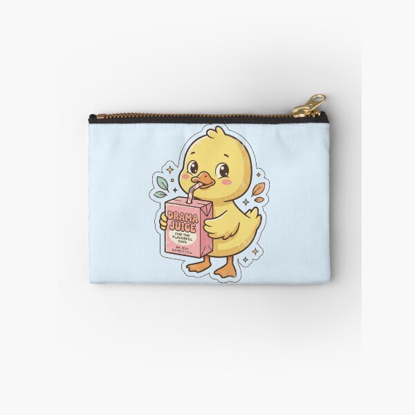 Item preview, Sipping Drama Juice Cute Duck Retro Cartoon Art designed and sold by Fine-Arts-Lab.