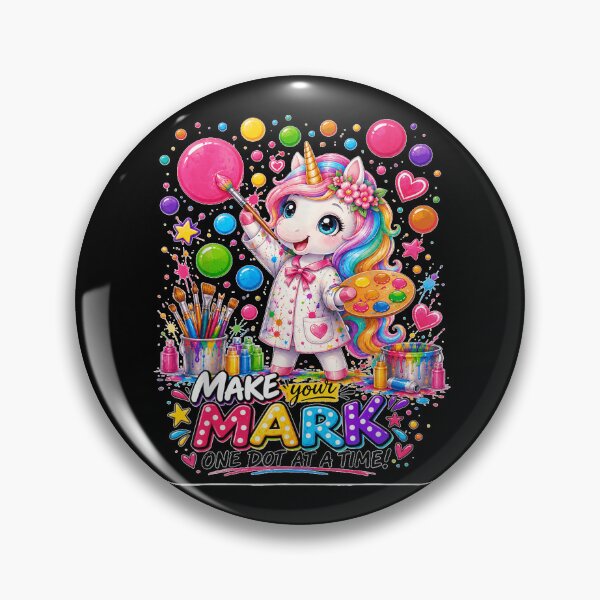 Item preview, Dot Day Make Your Mark Art Teacher Girls Kids School Unicorn  designed and sold by NguboNorento.