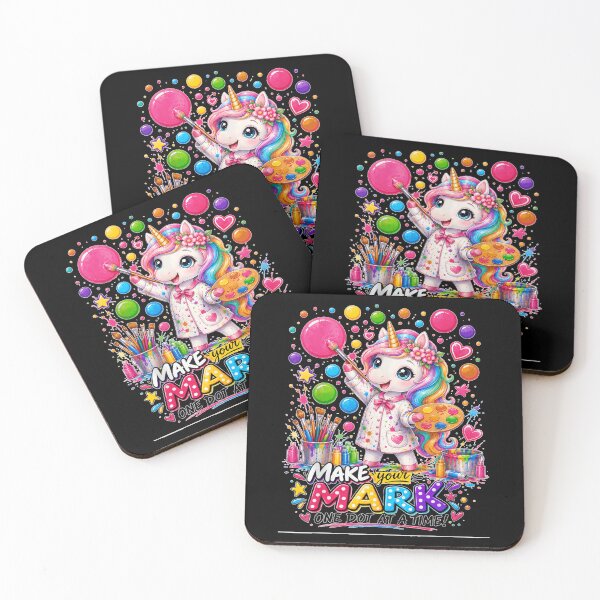 Item preview, Dot Day Make Your Mark Art Teacher Girls Kids School Unicorn  designed and sold by NguboNorento.