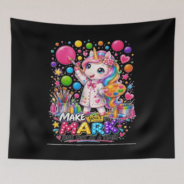 Item preview, Dot Day Make Your Mark Art Teacher Girls Kids School Unicorn  designed and sold by NguboNorento.